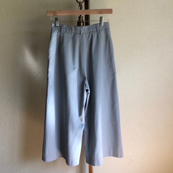 Vintage powder blue ankle cut pants with pockets - Picture 2 of 5